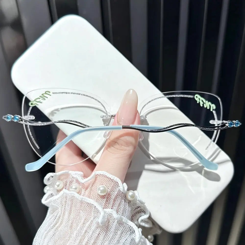 INFP Rimless custom-shaped glasses