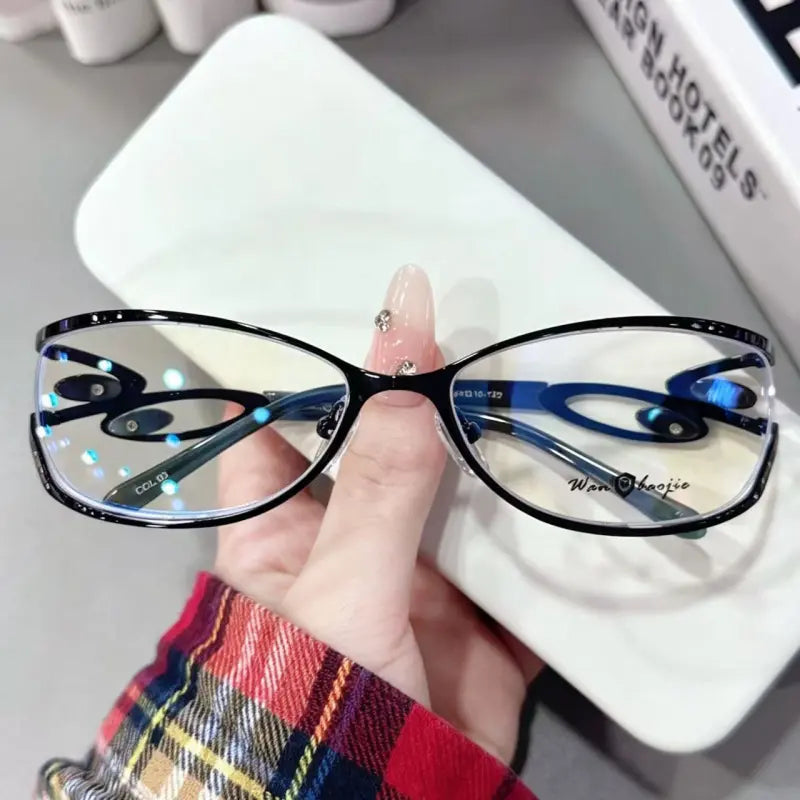 Elis Rimless oval glasses