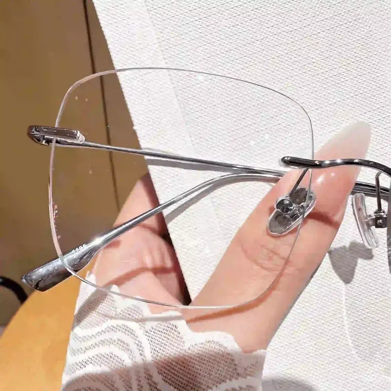 Ace Rimless square glasses