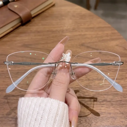 Lave Rimless square glasses