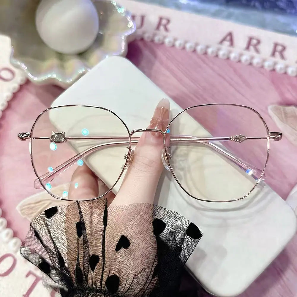 Level up your cuteness! Discover our adorable metal frame glasses featuring unique charm decorations. Perfect for achieving that whimsical Kawaii or Harajuku aesthetic, these frames are the ultimate accessory for TikTok videos, creative photoshoots, or everyday fun. Shop these unique statement glasses today!