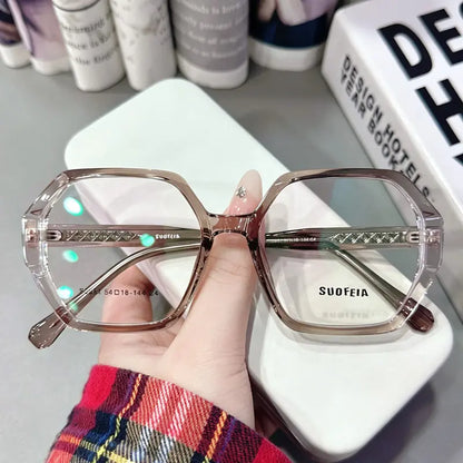 Nova Rimless square glasses