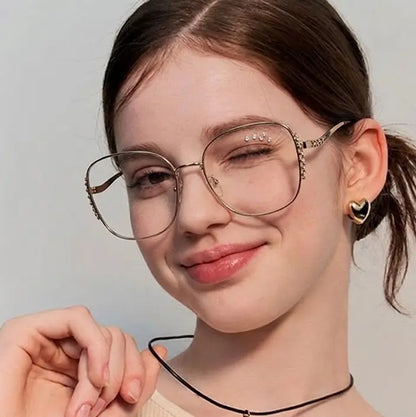 Muse Rimless square glasses
