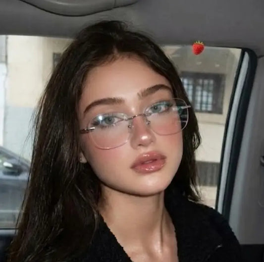 Amara Rimless square glasses