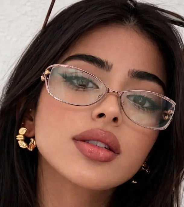 Elis Rimless oval glasses
