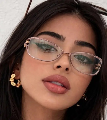 Elis Rimless oval glasses