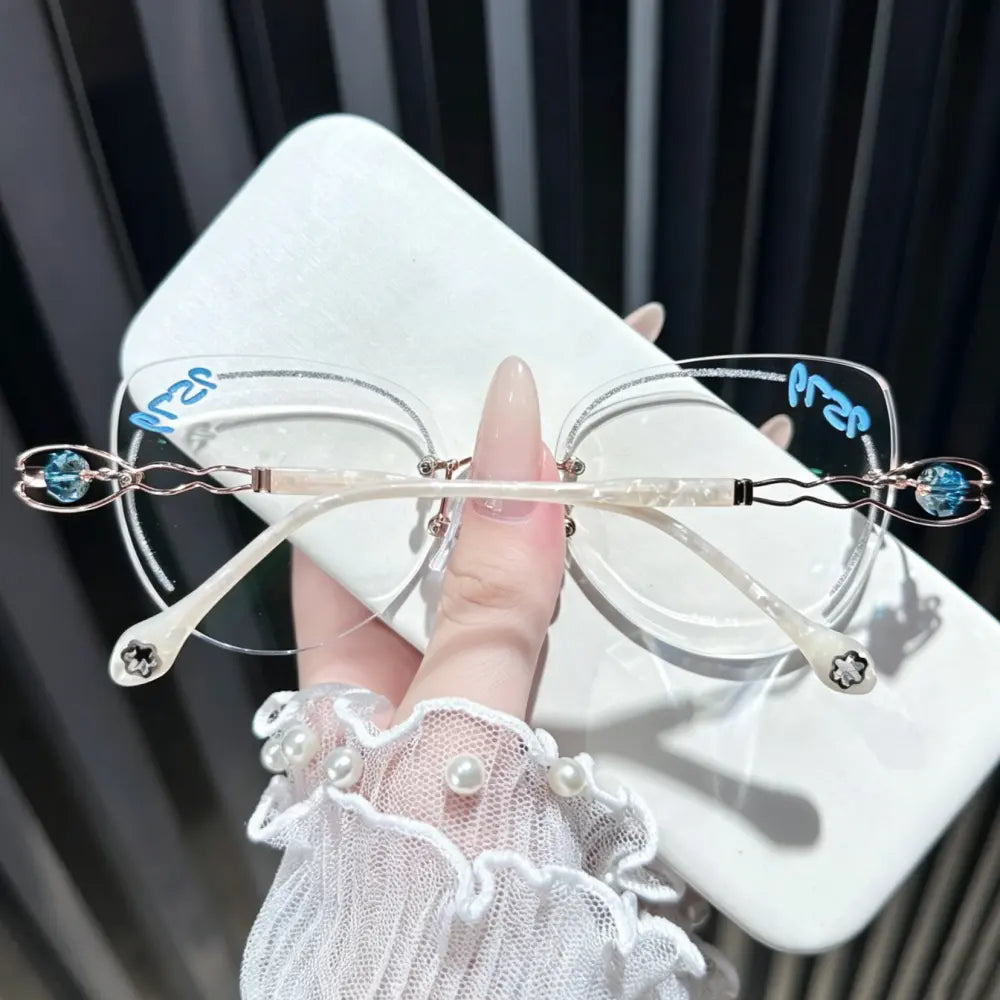 ISTJ Rimless custom-shaped glasses