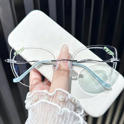 INFP Rimless custom-shaped glasses