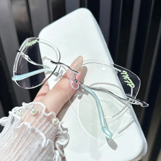 INFP Rimless custom-shaped glasses