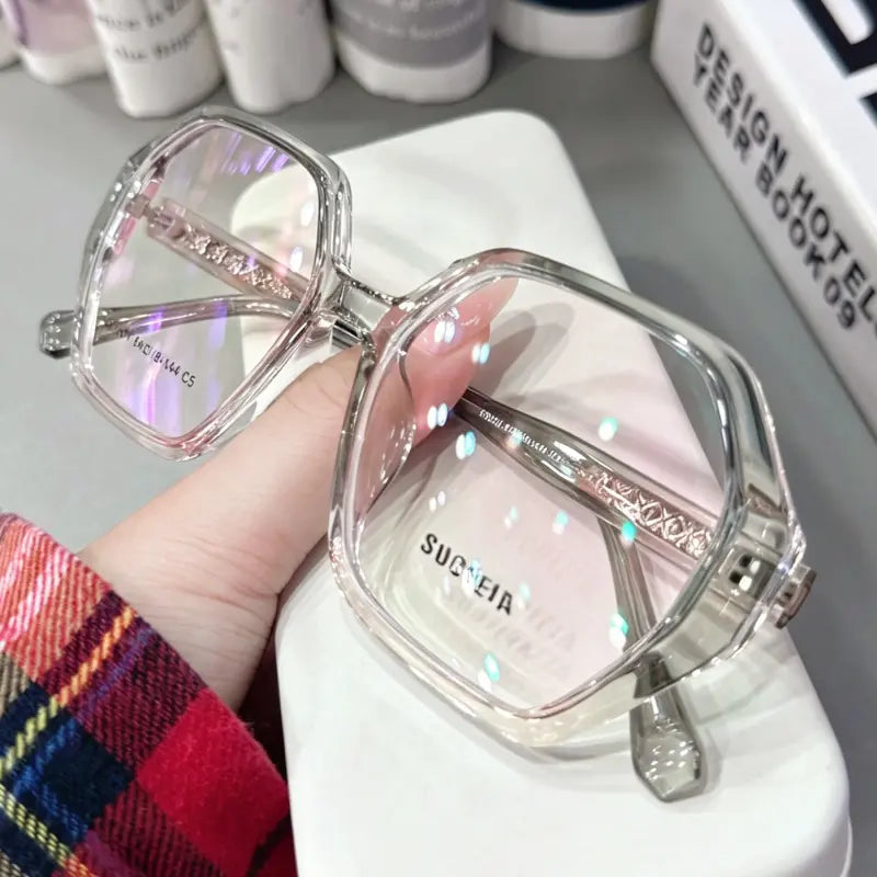 Nova Rimless square glasses