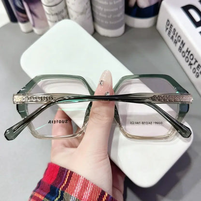 Nova Rimless square glasses