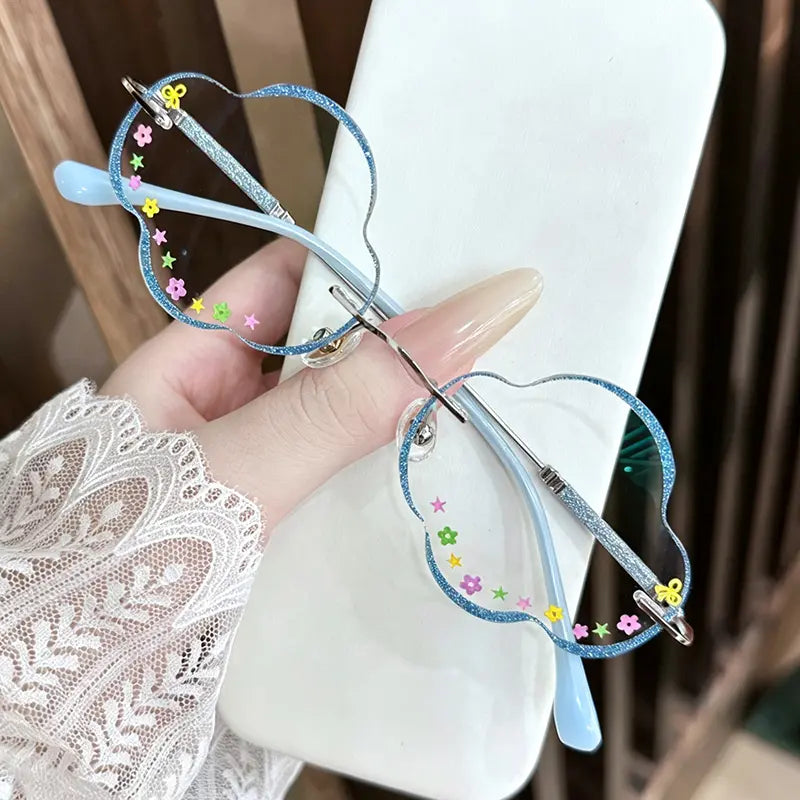 Skye Cloud-shaped rimless glasses