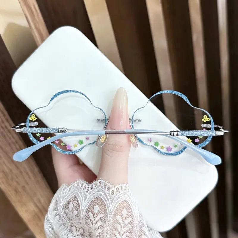 Skye Cloud-shaped rimless glasses