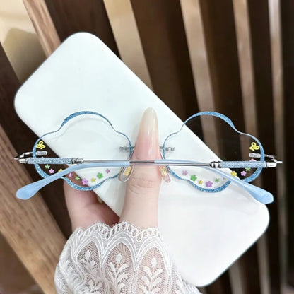 Skye Cloud-shaped rimless glasses