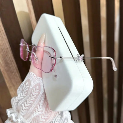 Paws Rimless foot-shaped glasses