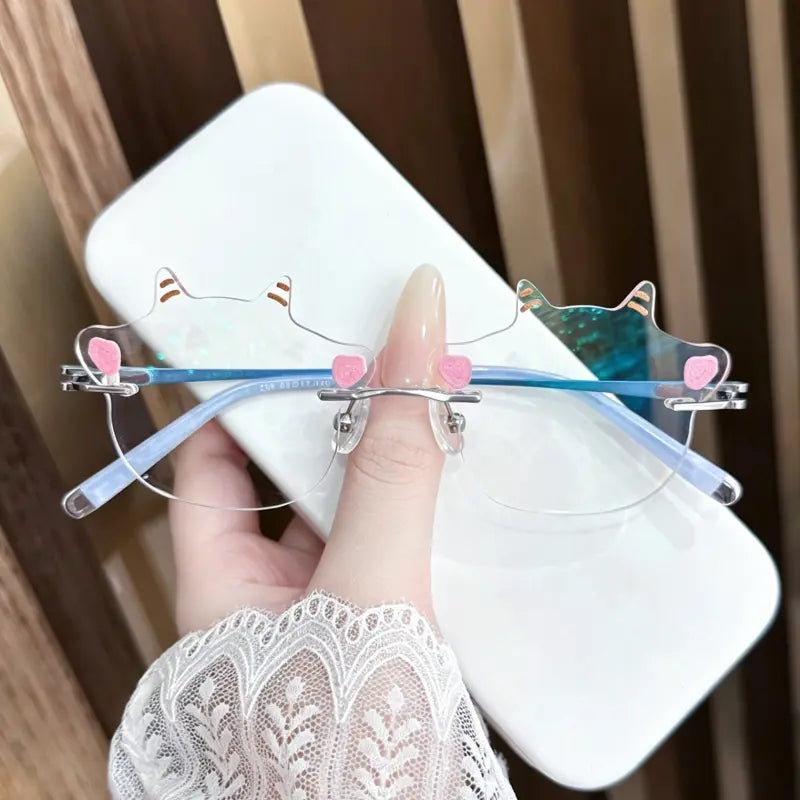 Lamb Rimless lamb-shaped glasses