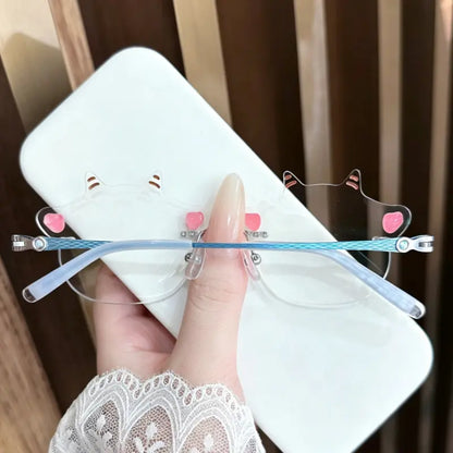 Lamb Rimless lamb-shaped glasses