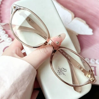 Opal Cut edge cat-eye glasses
