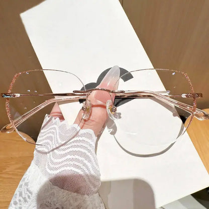 Stellara Rimless geometric glasses
