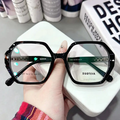 Nova Rimless square glasses