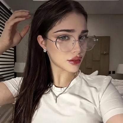 Stellara Rimless geometric glasses