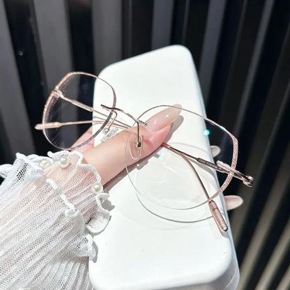 Stellara Rimless geometric glasses