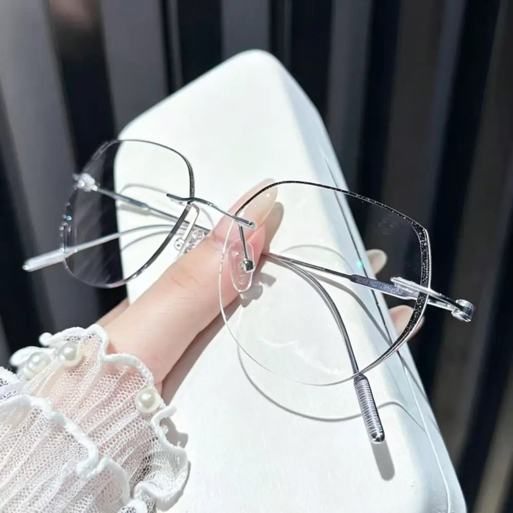 Stellara Rimless geometric glasses
