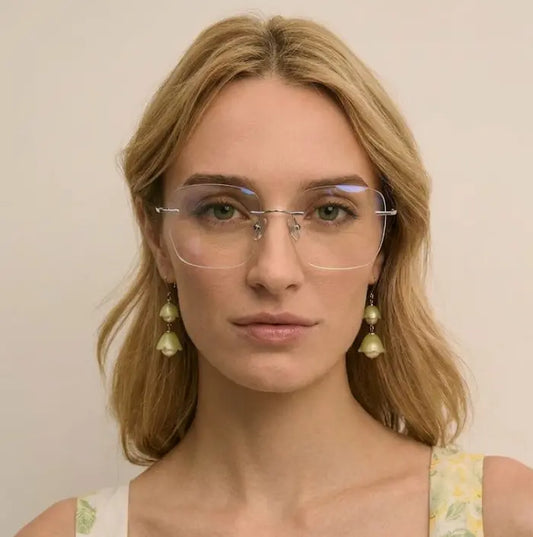Ace Rimless square glasses