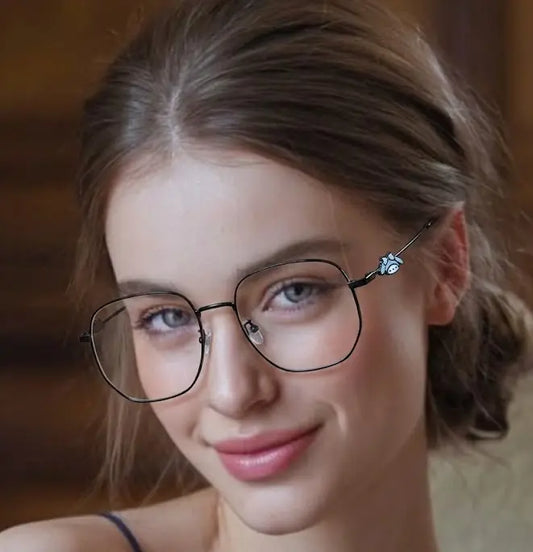 Piggy Rimless square glasses