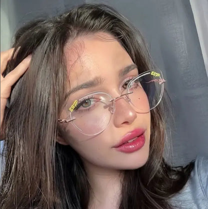 ESFP Rimless custom-shaped glasses
