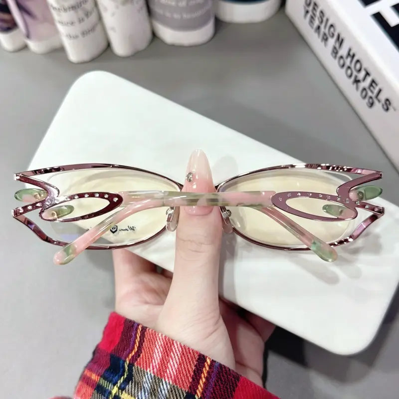 Elis Rimless oval glasses