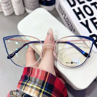 Lris Rimless cateye glasses