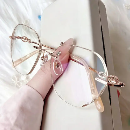 Lux Rimless square glasses