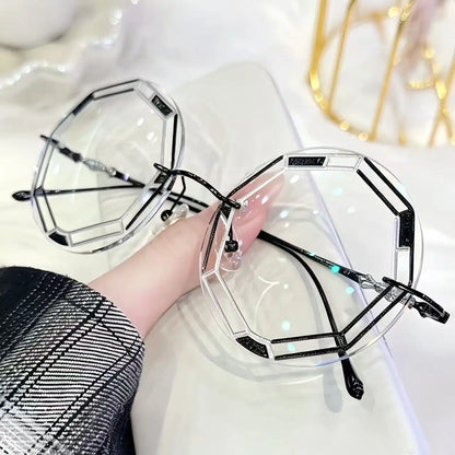 Vici Round Rimless glasses