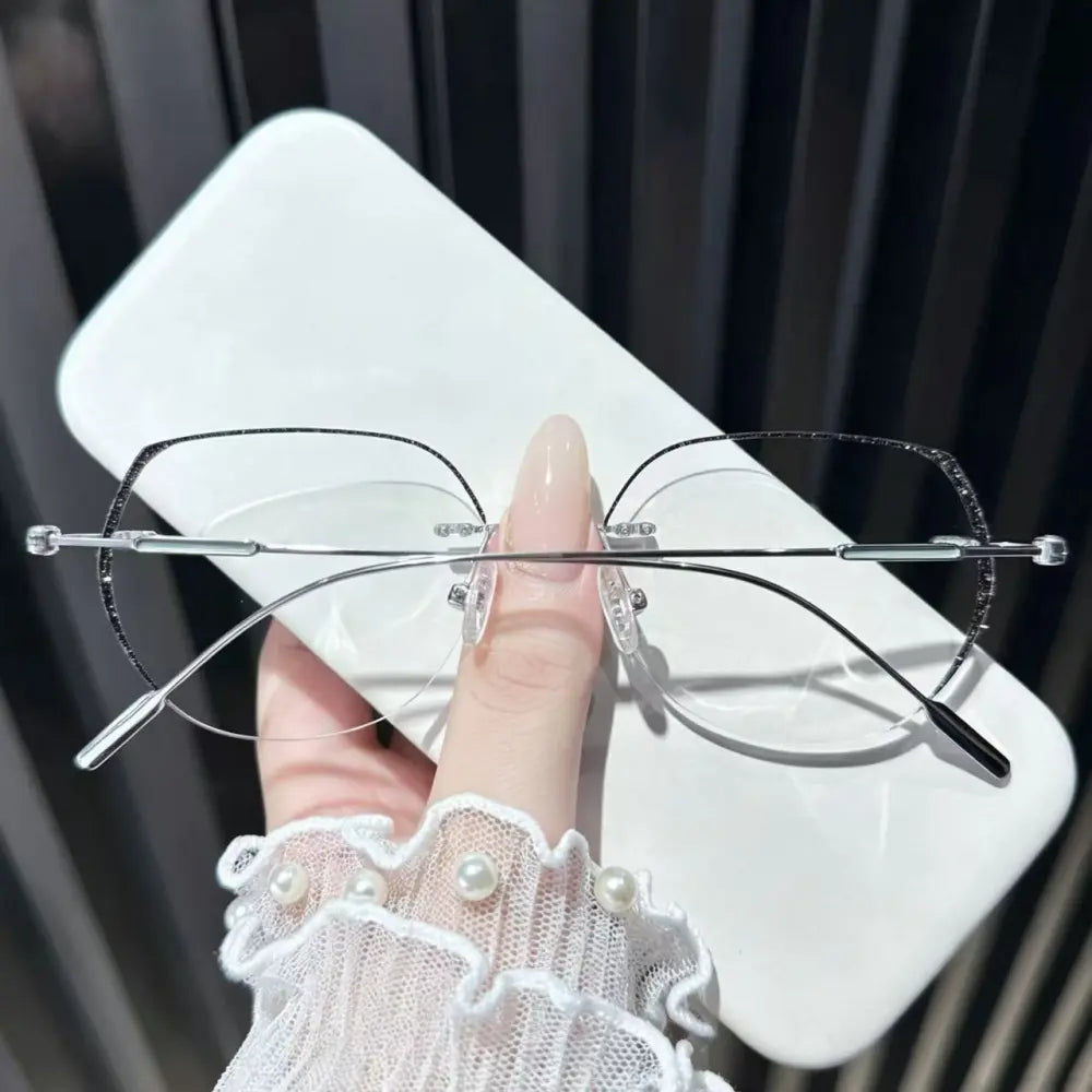Stellara Rimless geometric glasses