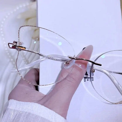 Morpho Rimless butterflyshaped glasses