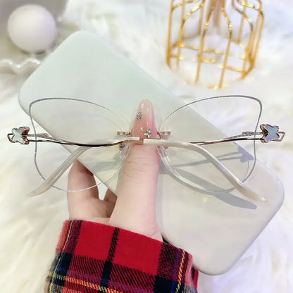 Morpho Rimless butterflyshaped glasses