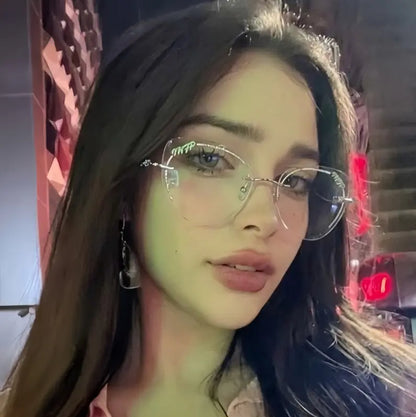INFP Rimless custom-shaped glasses
