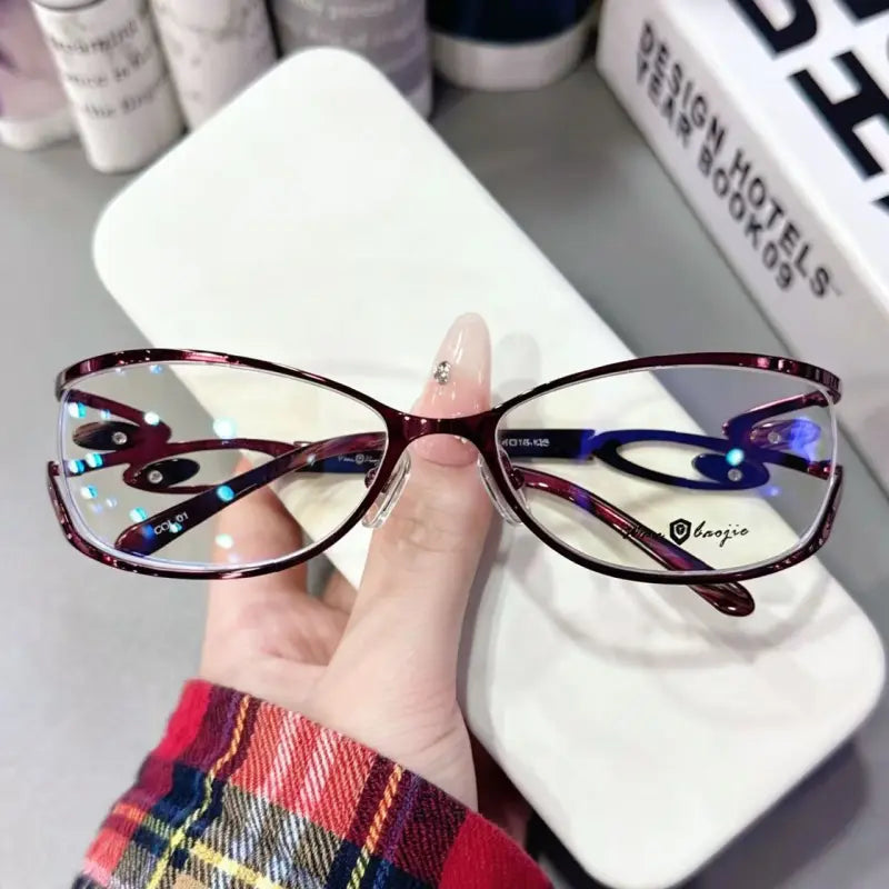 Elis Rimless oval glasses