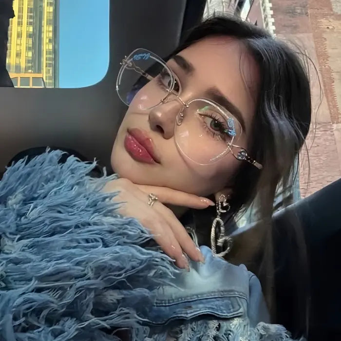 ISTJ Rimless custom-shaped glasses
