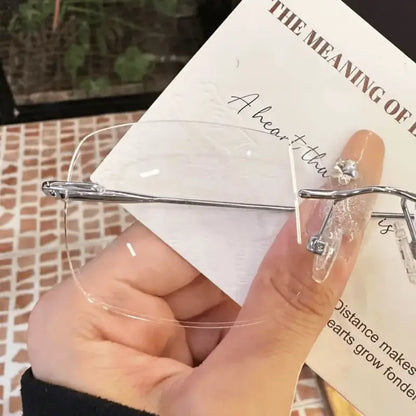 Amara Rimless square glasses