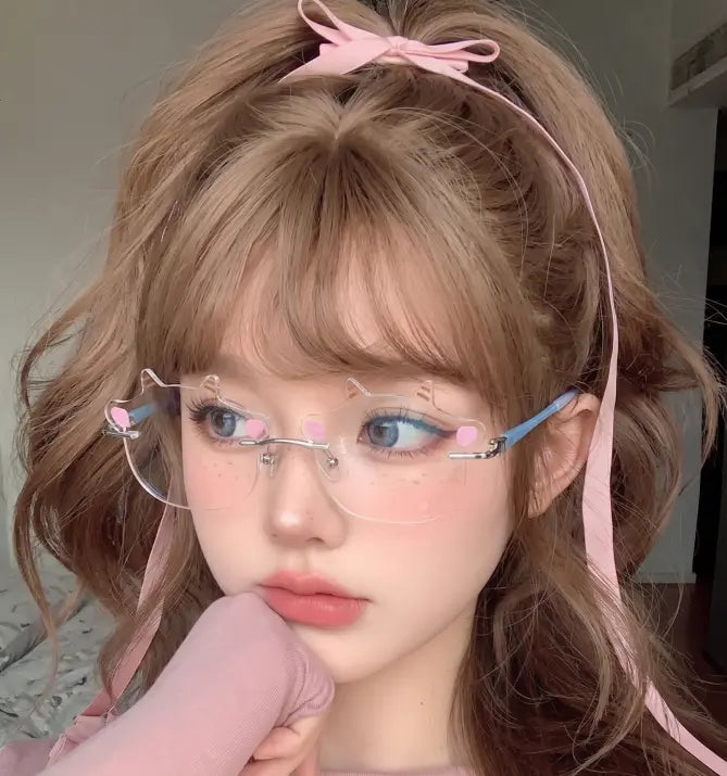 Lamb Rimless lamb-shaped glasses