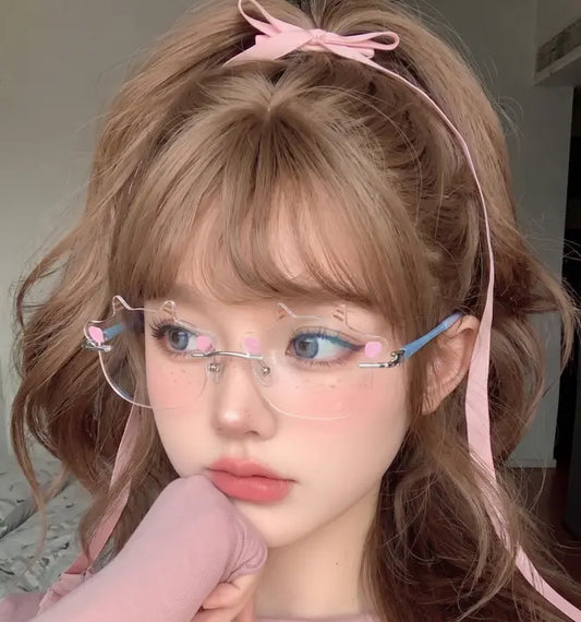 Lamb Rimless lamb-shaped glasses