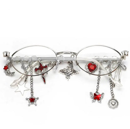 Spk Full-rim oval glasses