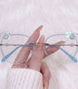 Spell Rimless cat-eye glasses