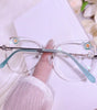 Spell Rimless cat-eye glasses