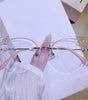Spell Rimless cat-eye glasses