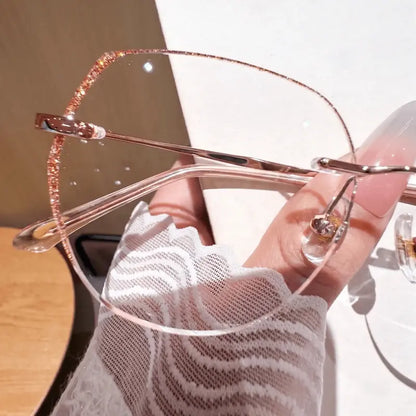 Stellara Rimless geometric glasses