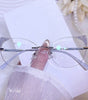 Gigi Rimless cat-eye glasses