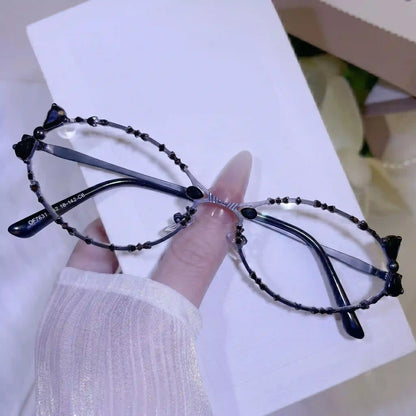 Bil Full-rim oval glasses